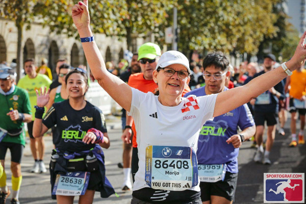 Marija Vladušić na najvećem svjetskom maratonu u Berlinu