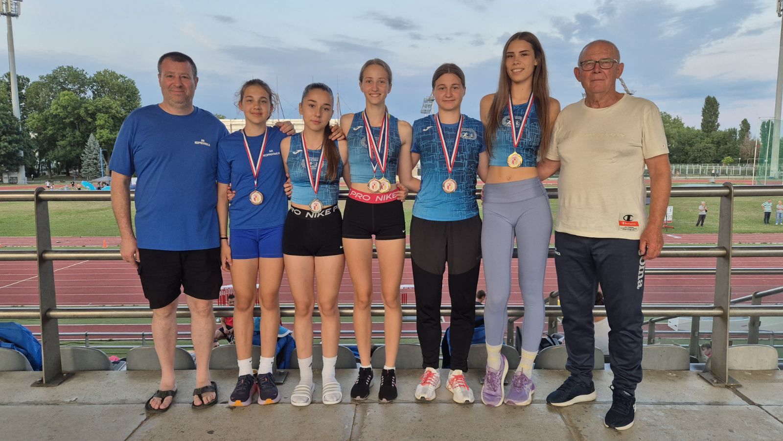 Međunarodni atletski miting Mladost 2025 – ukupno devet medalja Karle, Dore, Elle, Josipe i Anđele