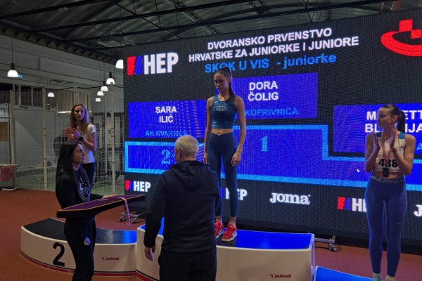 Dora juniorska prvakinja Hrvatske u skoku u vis