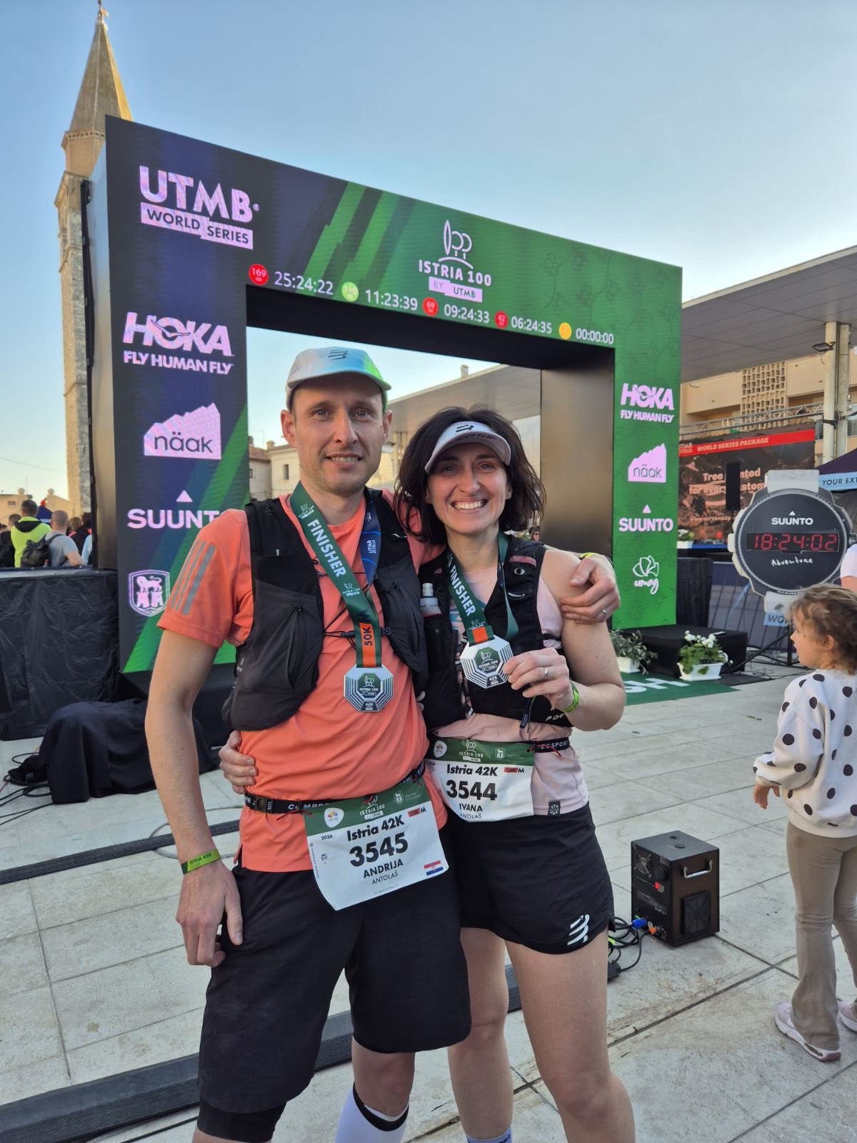 Ivana i Andrija istrčali maraton u Istri